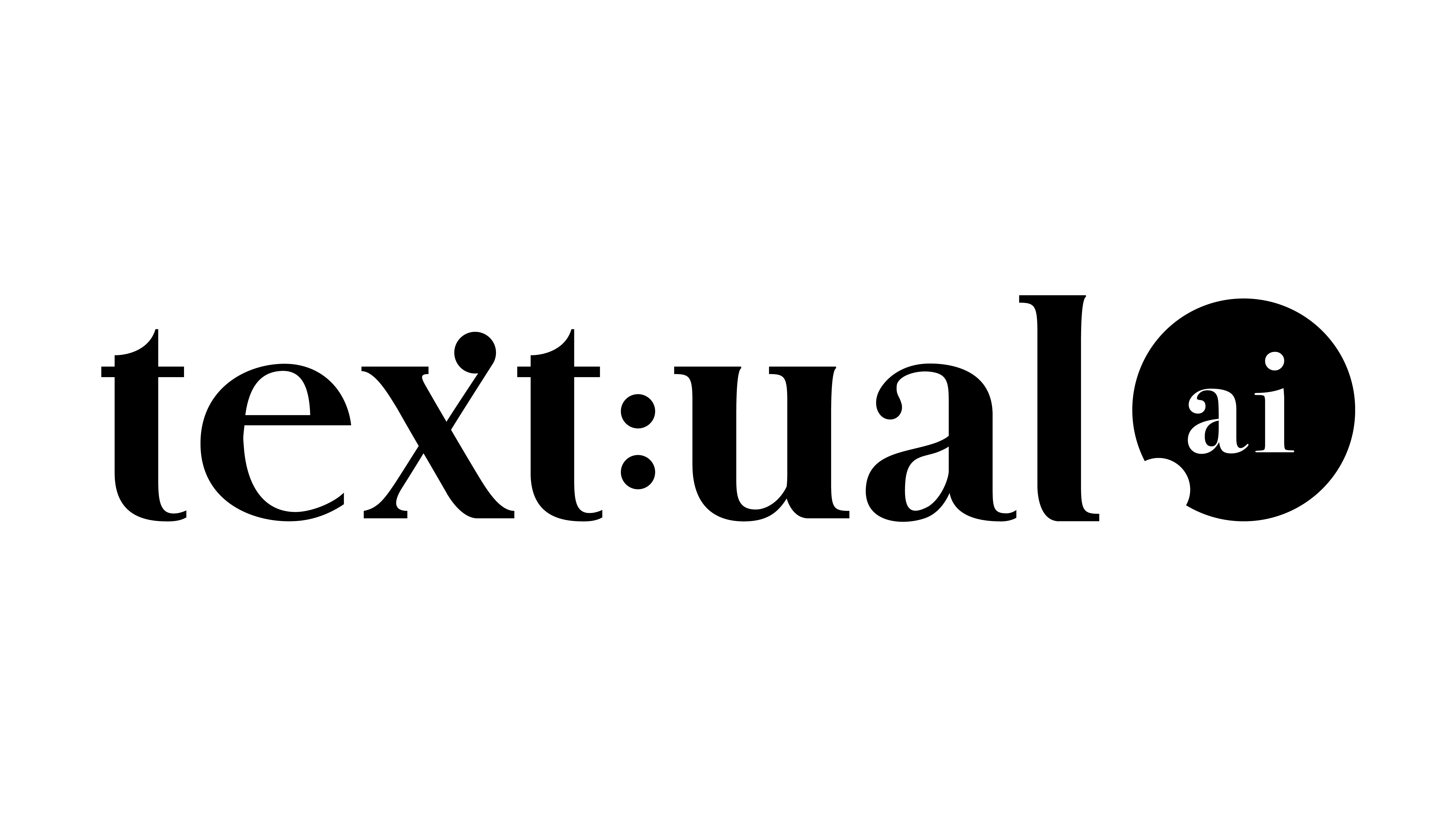 Textual logo